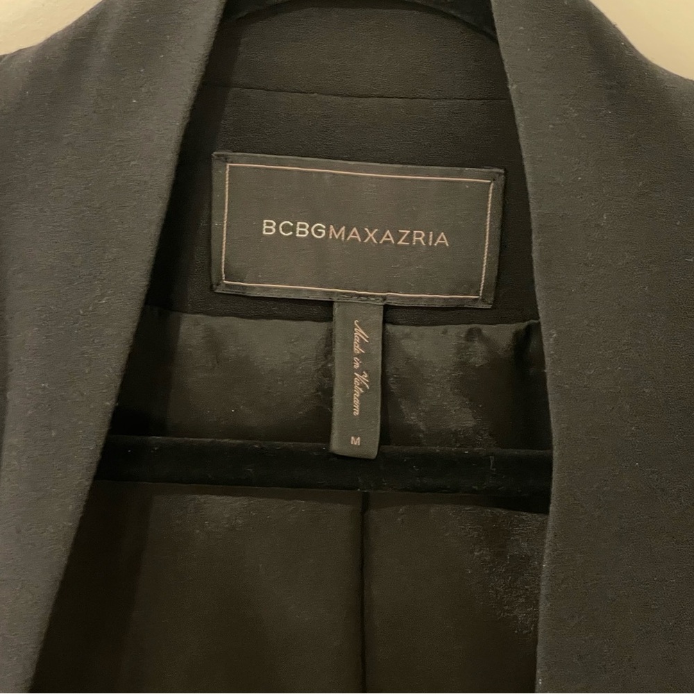 BCBG MaxAzria Abree Draped Open Front Jacket Blazer - Picture 6 of 8